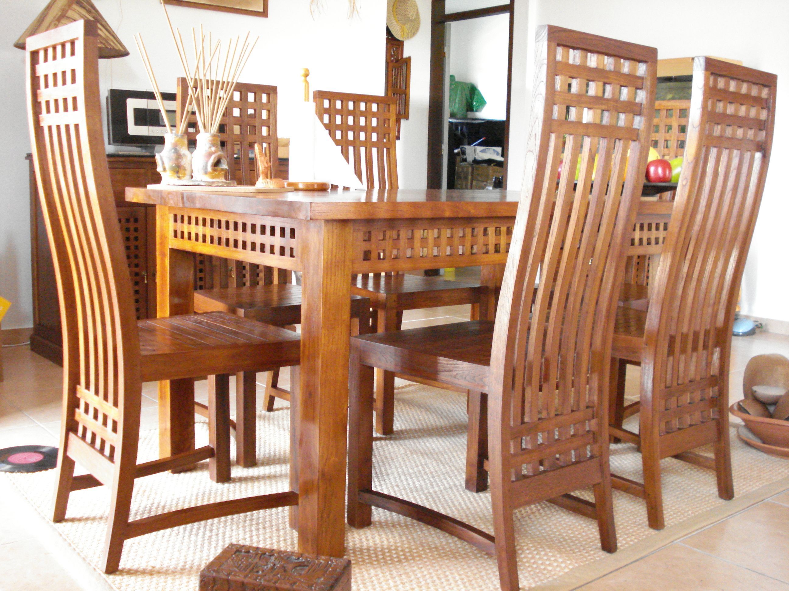Table salle a manger en verre mobilier sur enperdresonlapin